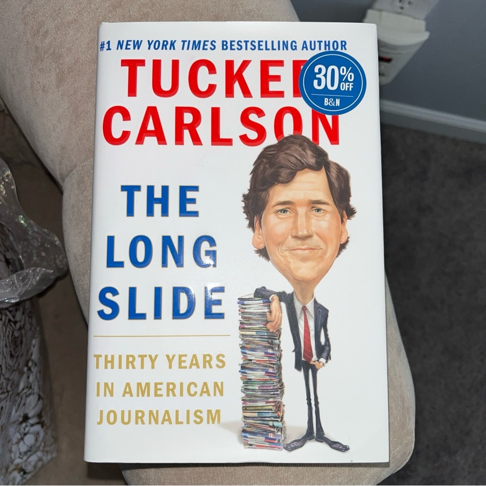 The Long Slide Book by Tucker Carlson